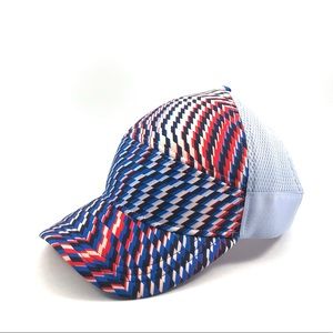 Women's Lululemon red blue running baller snapback